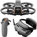 DJI Avata 2 Fly More Combo (1 Battery), FPV Drones with Camera for Adults 4K, Immersive Experience, Built-in Propeller Guard, Easy Flip/Roll, FAA Remote ID Compliant, POV Content Drone, Black