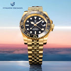 2026 PAGANI DESIGN New PD-1662 V5 Men Mechanical Watches Luxury Ceramic Bezel Automatic Watch 100M Waterproof GMT Watch for Men
