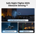 DJI Mini 5 Pro Fly More Combo with DJI RC-N3, Drone with Camera, 1-Inch CMOS, 4K Drone for Beginners with Omnidirectional Obstacle Sensing, ActiveTrack 360°, 225° Gimbal Rotation, 3 Batteries