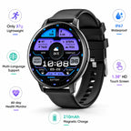 2026 Smart Watch Bluetooth Call 1.38" Full Touch Screen Fitness Tracker 100+ Sport Modes Heart Rate Sleep Monitor Waterproof Smartwatch for Men Women Android iOS