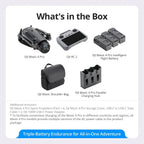 DJI Mavic 4 Pro Fly More Combo( RC 2), Flagship Tri-Camera Drone with 100MP 4/3 CMOS Hasselblad Camera, for Professionals, 30km/18.6mi Video Transmission, 51-Min Max Flight Time