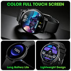 2026 Smart Watch Bluetooth Call 1.38" Full Touch Screen Fitness Tracker 100+ Sport Modes Heart Rate Sleep Monitor Waterproof Smartwatch for Men Women Android iOS