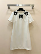 2026 New Style Womens White Dress Size M L Slim Slimming and High Grade Code 016