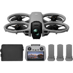 DJI Avata 360 Fly More Combo (RC 2), 360° Drone With 1-Inch 8K 360° Imaging for FPV & Aerial Filming, 360° Camera Drone With Propeller Guard. Includes RC 2 for Precise Control and Three Batteries