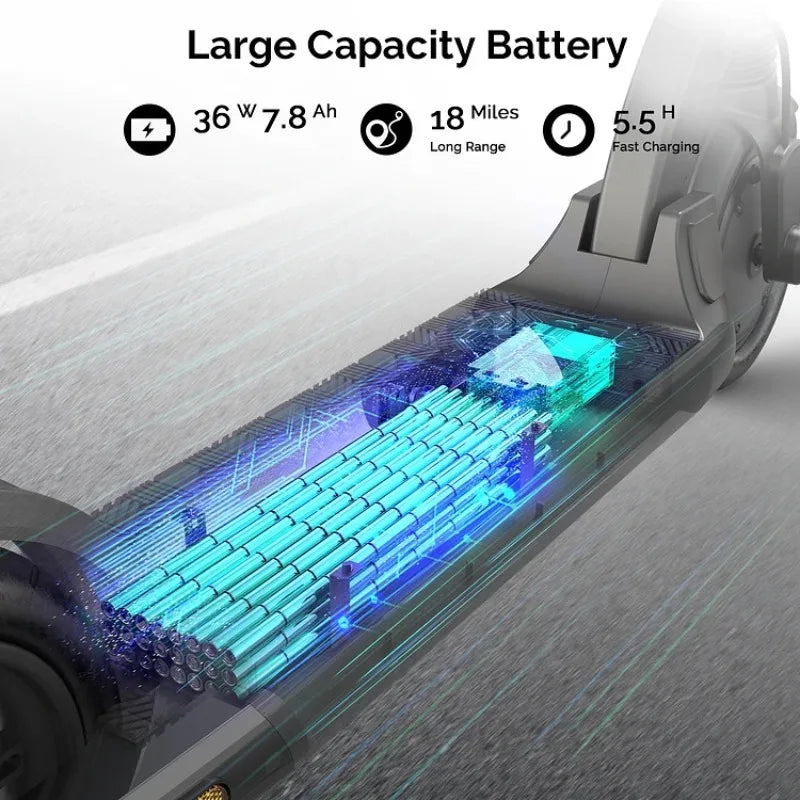 Electric Scooter G-CYCLE  L85 650W Motor 30km Long Range 8.5'' Air Tires Rear Suspension Dual Braking System Foldable