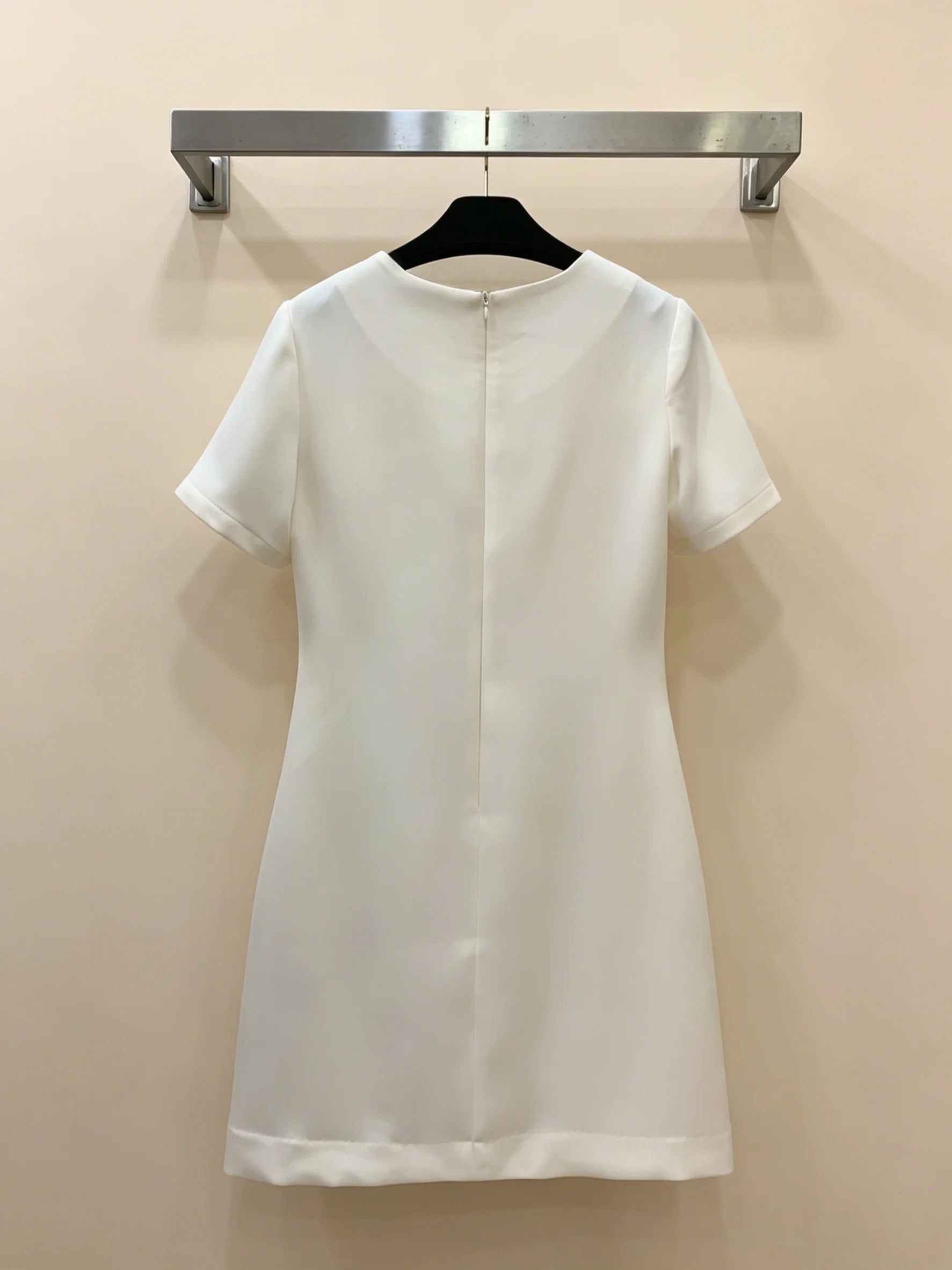 2026 New Style Womens White Dress Size M L Slim Slimming and High Grade Code 016