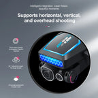 Drone, equipped with 2 batteries, brushless motors, 3 HD cameras, intelligent obstacle avoidance, video transmission, optical flow navigation, flight path control and gravity sensor, including remote control, Black