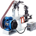 SucceBuy 1.5KW Belt Grinder Machine 2 x 82in Variable/Constant Speed 3 Mode Electric Belt Sander for Tool Polishing Knife Making