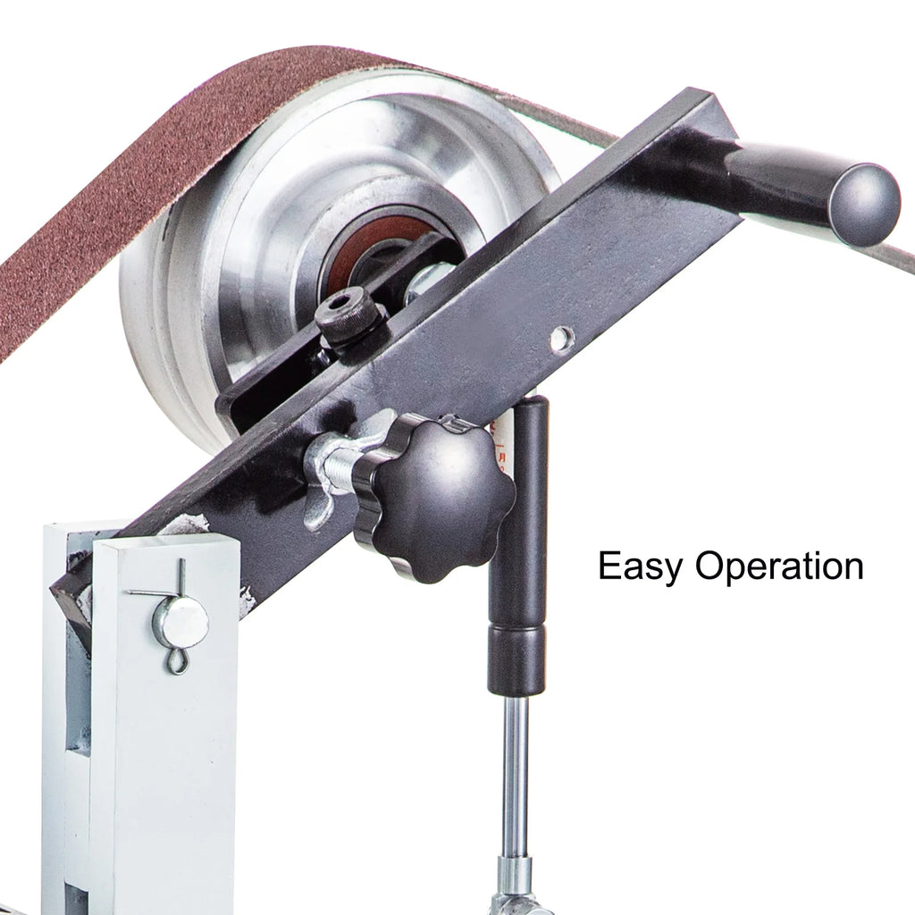 SucceBuy 1.5KW Belt Grinder Machine 2 x 82in Variable/Constant Speed 3 Mode Electric Belt Sander for Tool Polishing Knife Making