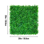 SucceBuy Artificial Plant Wall Decoration Boxwood Hedge Wall Panel Home Decor Fake Grass Backdrop Wall Privacy Hedge Screen