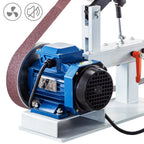 SucceBuy 1.5KW Belt Grinder Machine 2 x 82in Variable/Constant Speed 3 Mode Electric Belt Sander for Tool Polishing Knife Making
