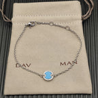 2025 New High-Quality Christmas Elegant and Simple Gold-Plated Round Bracelets and Necklaces Set - Valentine's Day Gift