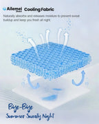 Double Sided Cooling Throw Blanket for Hot Sleepers, Lightweight Breathable Summer Bed Blanket, Couch Blanket, 50x70