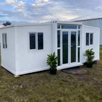 Heavy Duty Steel Frame Yugong Foldable Expandable Container House Portable Prefab Strong Home for Hurricane Zone Earthquake Area