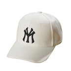 Hat Women's Deepened Hardtop Baseball Cap Korean Letter Embroidery Sunscreen Couple Cap