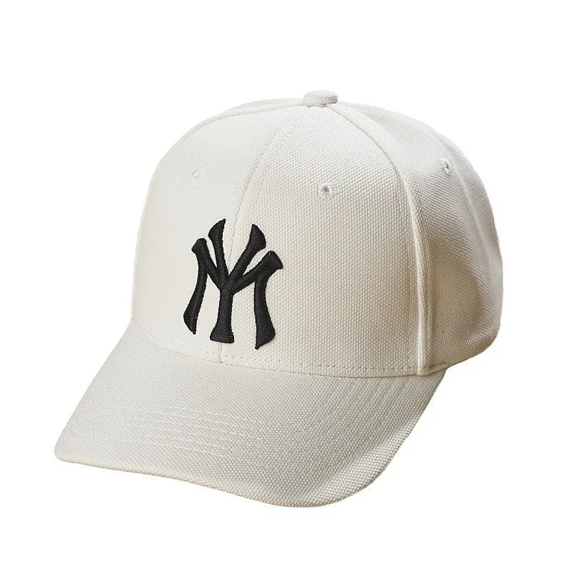 Hat Women's Deepened Hardtop Baseball Cap Korean Letter Embroidery Sunscreen Couple Cap