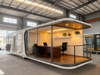 Customized Mobile Tiny House Steel Frame Insulated All Climate Resistant for Homestay Farm Stay Glamping Pod Home