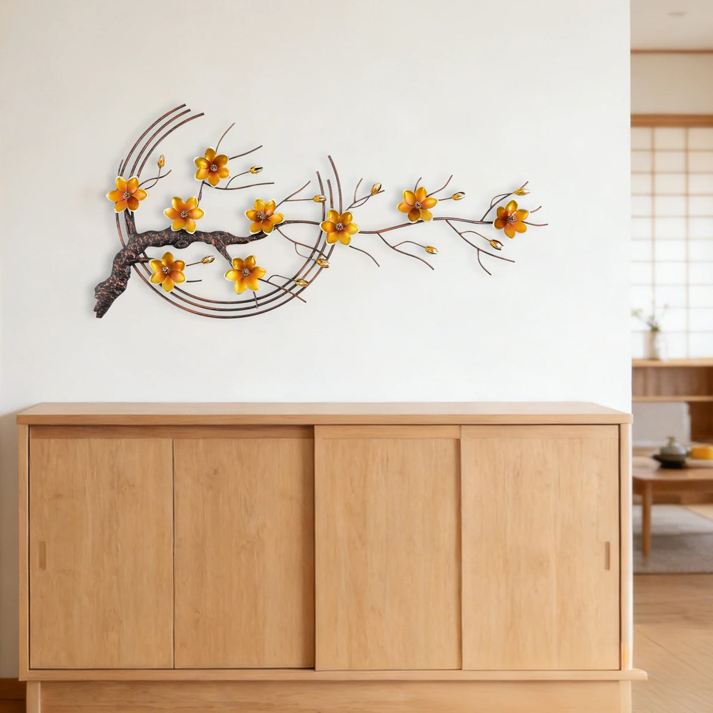 51-inch Detachable Wall Decoration,135 x 63 cm Metal Wall Decor, Large Metal Wall Art Decor For Living Room, Wall Art Decor