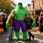 Green Mutant Inflatable Costume Mascot Parade Adult Character Cosplay Birthday Halloween Party Activity Set