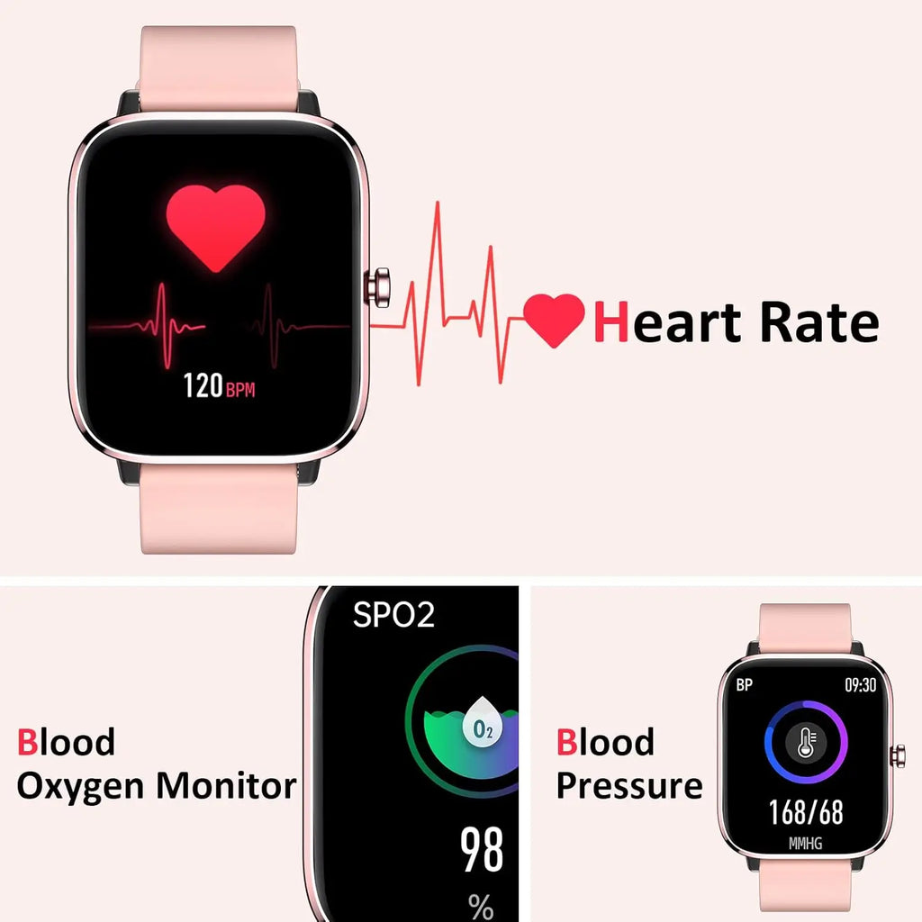 Smart Watch for Men Women, Fitness Tracker (Answer/Make Call), 1000 mAh Battery, 120+ Sport Modes, Step Counter/Sleep Monitor Fitness Watch, Smartwatch for Android/iPhone