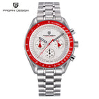 PAGANI DESIGN 2026 New Moon Watch Retro Luxury Quartz Watches For Men Stainless steel Luminous waterproof Sport Chronograph Man