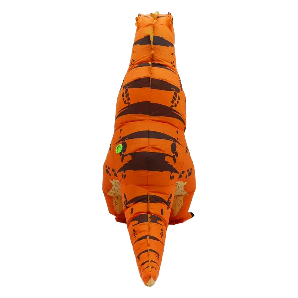 Cartoon Tyrannosaurus Rex Inflatable Costume Mascot Parade Adult Character Cosplay Animal Birthday Halloween Party Event Set