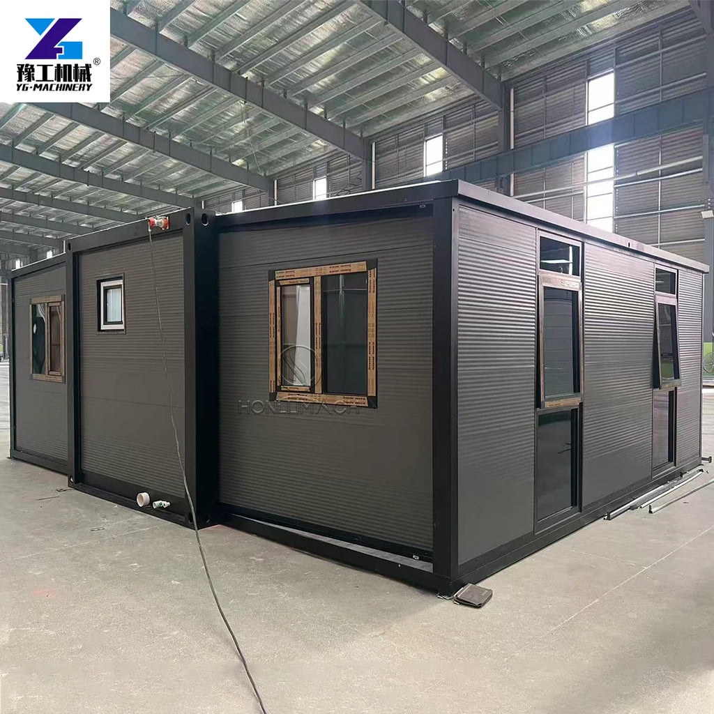 Luxury Prefab Shipping Container Villa 3 Bedroom Expandable Home 20FT 40Ft Mobile House Tiny Prefab Container Home