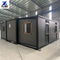 Luxury Prefab Shipping Container Villa 3 Bedroom Expandable Home 20FT 40Ft Mobile House Tiny Prefab Container Home