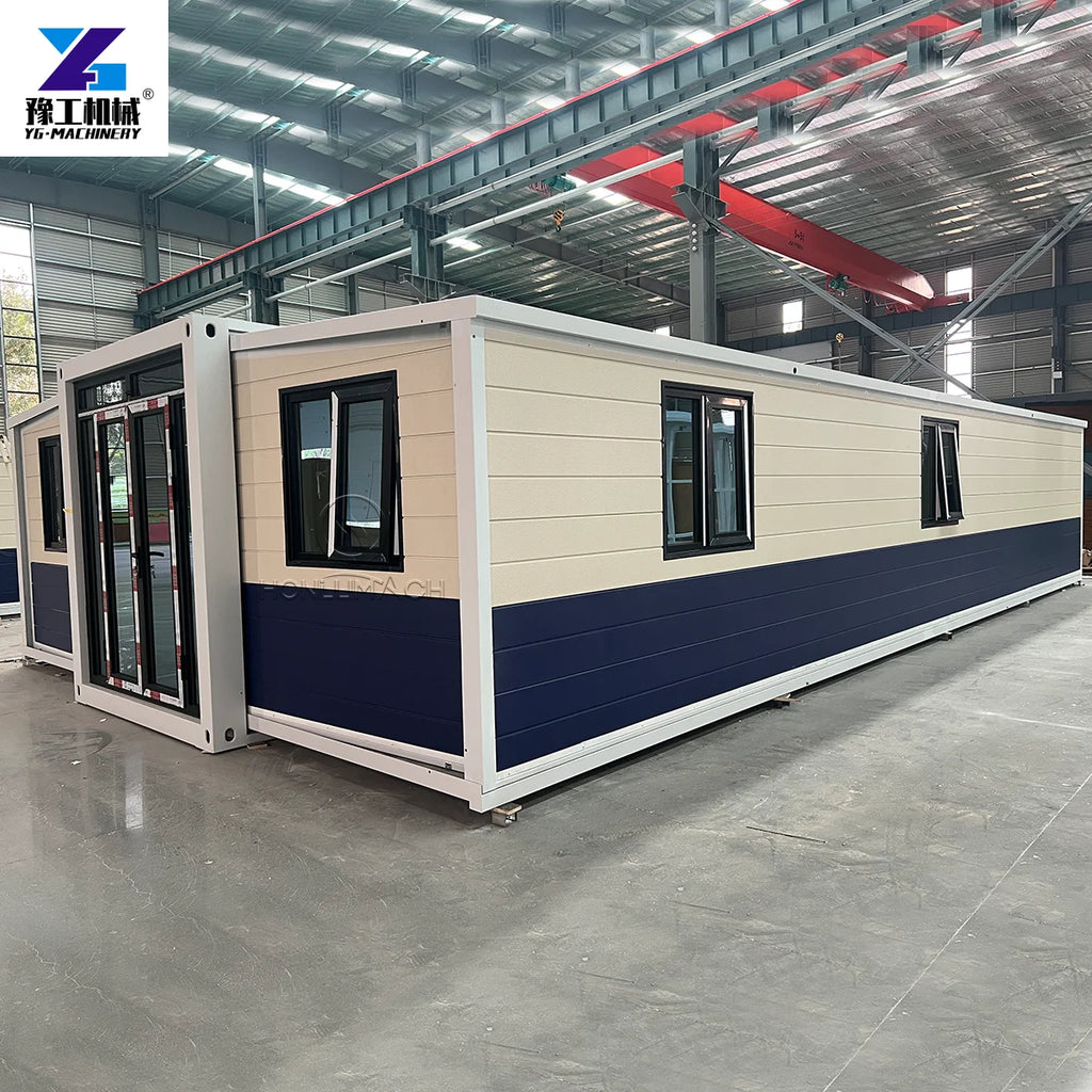 Luxury Prefab Shipping Container Villa 3 Bedroom Expandable Home 20FT 40Ft Mobile House Tiny Prefab Container Home