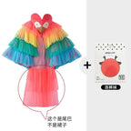 Halloween Children's Costume Cosplay Animal Parrot Performance Costume Kid Cloak Kindergarten Prom Animal Clothing