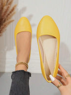 Womens Elegant Bow Flat Loafers, Spring Autumn Comfortable Casual Office Shoes