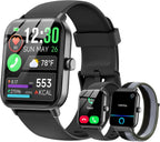 1.83" Full Touch Screen Smart Watch | Alexa, Wireless Call, 105+ Sports Modes, 24/7 Health & Sleep Tracker, Comfort Breathable Strap, Long Battery Life, Phone Finder & Remote Camera For Android & iPhone, Practical Gifts For H