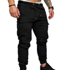 50%HOT2022 New Men's Casual Jogging Pants Solid Color Pocket Pants Sports Pants Men's Trousers Street Hip Halen Jogging Pants