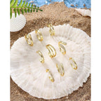 14K Gold-plated Toe Rings for Women Simple Hug CZ Triple Open Band Rings Trendy Adjustable Toe Rings Summer Beach Foot Jewelry