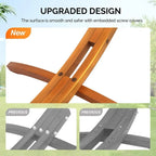 Natural Wooden Hammock Stand Set for Outdoor Yard or Garden (14 ft)