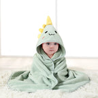 Toddler Bathrobe Infant Bath Towel Boy Girl Blankets Swaddle With Hood Cartoon Coral Fleece Towel Blanket Newborn Kids Bedding baby bath towel banheiras de bebê robôs bathrobes