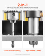 SucceBuy Magnetic Drill Boring Diameter Portable Electric Mag Drill Press Drilling Machine Metal Surface Industrial Improvement