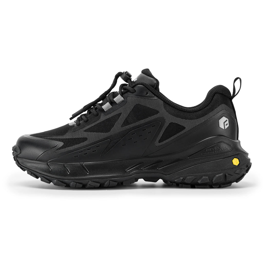Fittington Wide Shoes For Man  Breathable Mesh Upper Sneakers Non-Slip Trekking Hiking Walking Shoes With High Arch Support