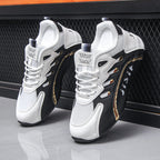 Men's trendy casual shoes with anti-slip laces for sports. Suitable for students. Anti-slip, durable, versatile and comfortable
