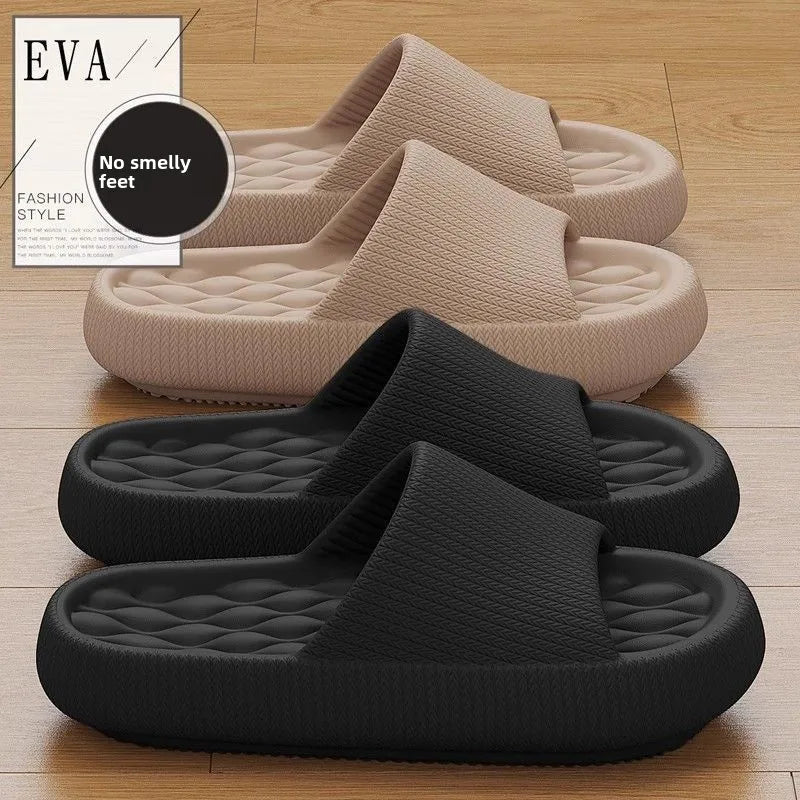 Women's Thick Platform Cloud Slippers EVA Soft Sole Pillow Slides Summer Beach Flip Flops Women Non Slip Bathroom Home Slippers