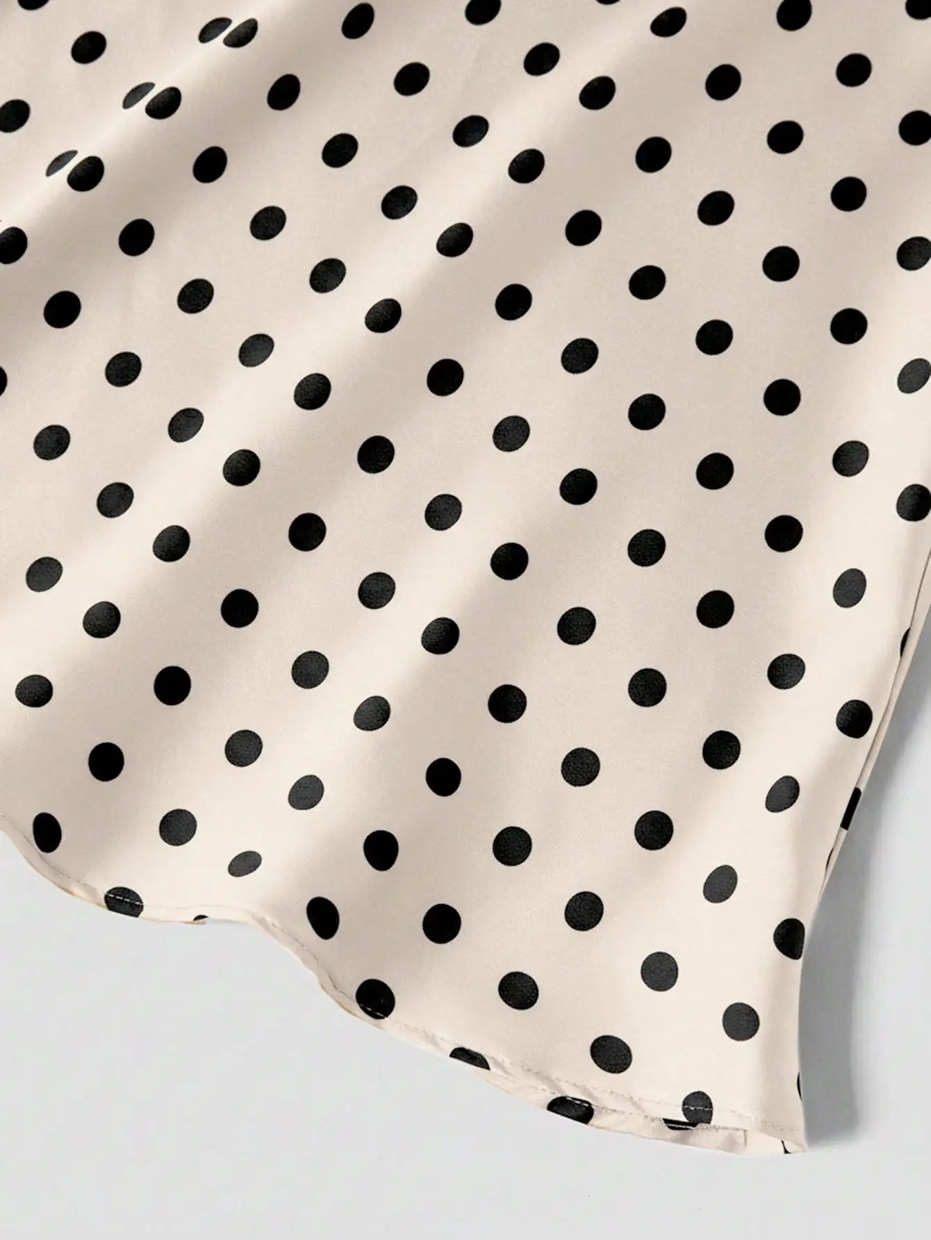 Firerie Women's Retro Elegant Polka Dot Print Vacation Style Skirt,Fall,Fall For Women,Winter For Women,Vacation