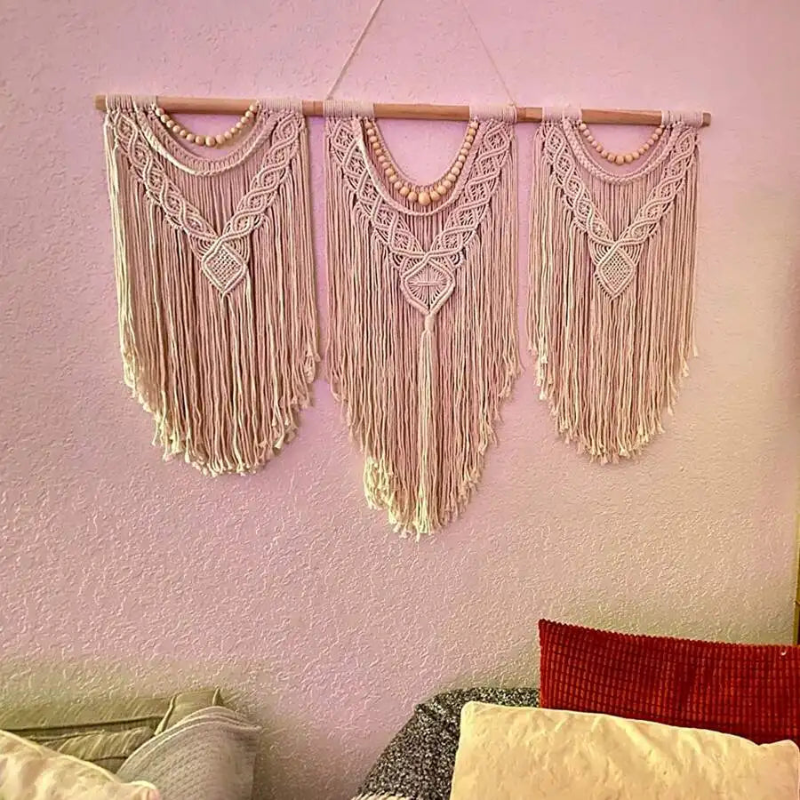 1 piece Bohemian handmade woven tapestry wall decoration tapestry headboard hanging decoration