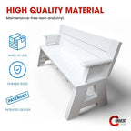 Gen 1 2-in-1 Outdoor Convertible Bench to Picnic Table | Space-Saving, Weather-Resistant Patio Furniture for Yard,, Customized