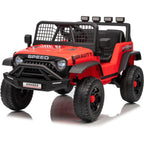12V Kids Ride On Truck Car w/Parent Remote Control, 3 Speeds, Emergency Braking, LED Lights, Music & Horn Kids Electric Vehicles