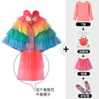 Halloween Children's Costume Cosplay Animal Parrot Performance Costume Kid Cloak Kindergarten Prom Animal Clothing