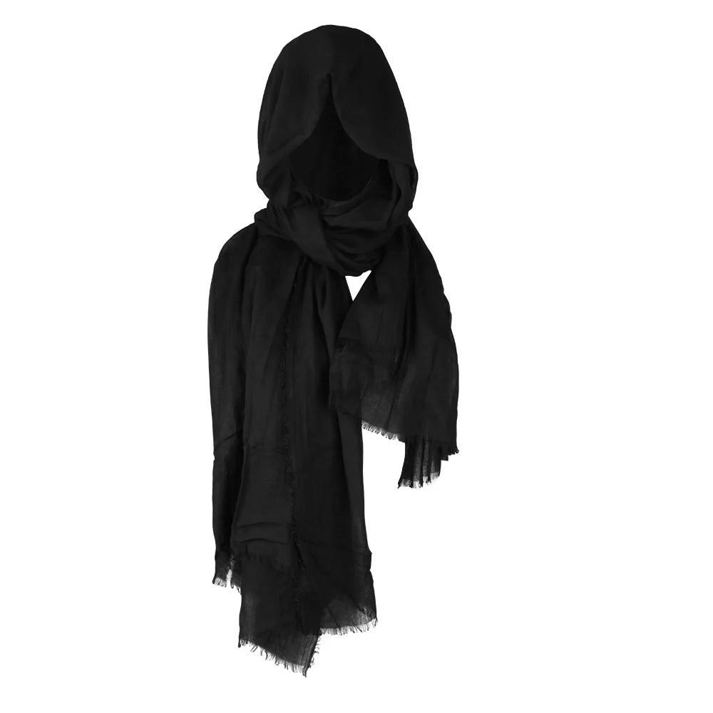 Medieval Renaissance Cloak Cape with Viking Brooch - Hooded Shawl Scarf for Halloween Costumes, Streetwear & Pop Culture Events