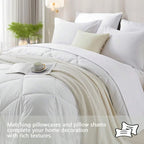 5/7 Piece Solid Color Bed Comforter Set Queen, Creative Geometric Pattern Design, Soft And Comfortable Summer Bedding Set