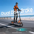 Electric Scooter TOFUN TF3S 1000W with APP Speed Maxi 28MPH Autonomy 35-45km 48V13Ah Tires 10 Inch 4 Modes Foldable