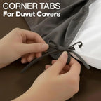 Bedding Full Comforter Duvet Insert, Quilted White Comforter with Corner Tabs, Box Stitched Down Alternative Comforters Full Size 82 x 86 inches