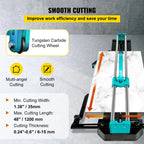 SucceBuy 1200MM Tile Cutter High Precision Manual Ceramic Floor Tiles Tile Cutter  48 In Cutting Machine for Precision Cutting